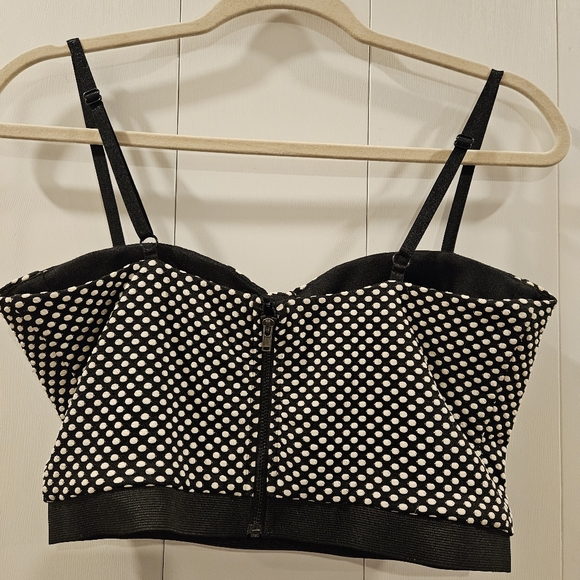 Bustier Crop Top Sans Souci szM - Picture 3 of 6